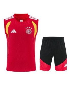 Tenue d'entraînement allemande 2627 - Rouge (débardeur + short)