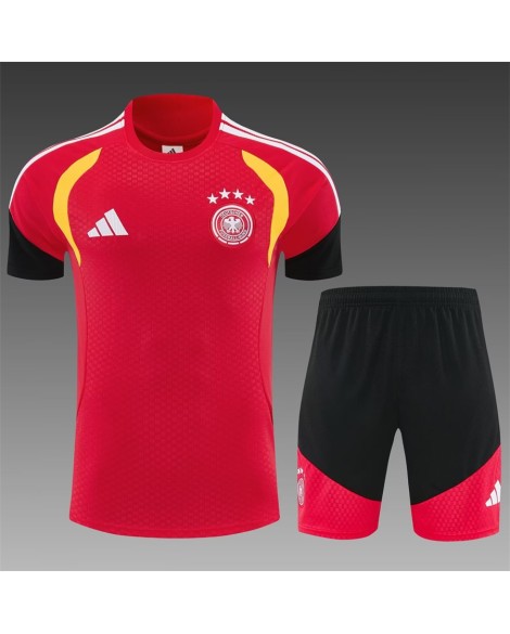 Tenue d'entraînement allemande 2627 - Rouge (maillot + short)