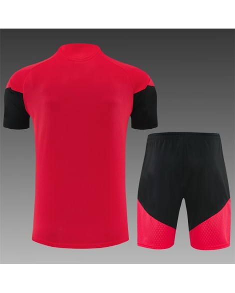 Tenue d'entraînement allemande 2627 - Rouge (maillot + short)