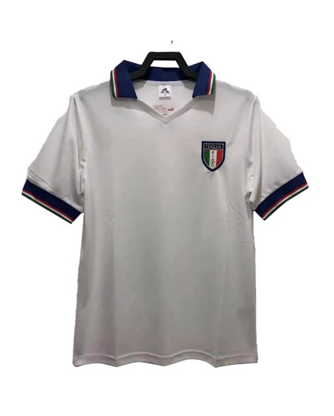 Maillot de football rétro Italie 1982 à l'extérieur Maillot de football rétro Italie 1982 à l'extérieur
