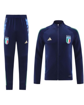 Ensemble veste d'entraînement Italie (veste + pantalon) bleu marine 2024/25