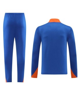 Ensemble survêtement zippé Pays-Bas (haut + pantalon) Bleu 2024/25