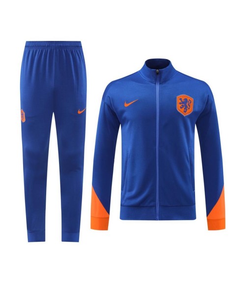 Ensemble veste et pantalon d'entraînement des Pays-Bas Bleu 2024/25