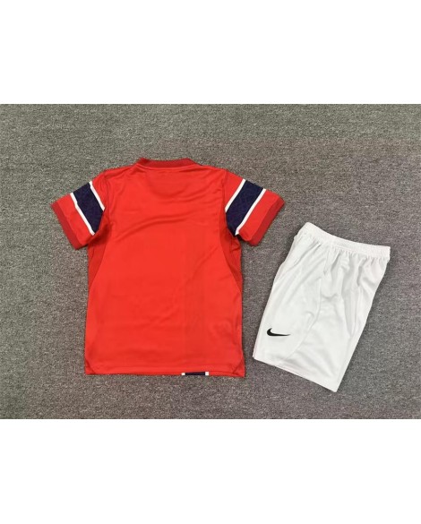 Ensemble domicile Norvège 2026 (Maillot + Short) - Enfant