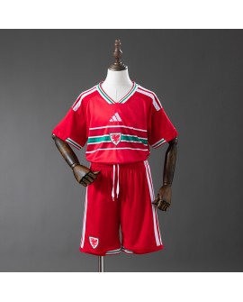 Ensemble de maillots domicile du Pays de Galles 2026 - Enfant