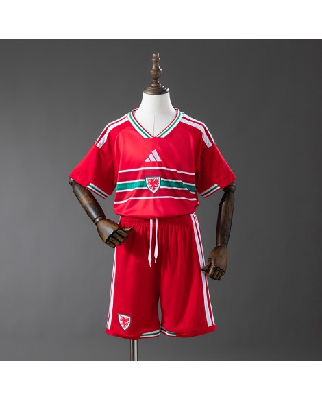 Ensemble de maillots domicile du Pays de Galles 2026 - Enfant Ensemble de maillots domicile du Pays de Galles 2026 - Enfant