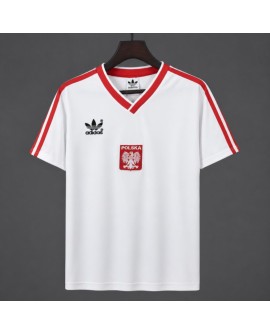 Poland Maillot domicile rétro 1986