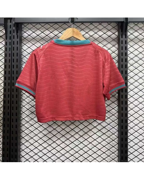 Maillot court Portugal 2026 (Crop Top)—Femmes Maillot court Portugal 2026 (Crop Top)—Femmes