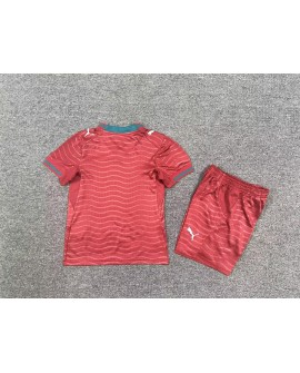 Ensemble domicile Portugal Coupe du Monde 2026 (Maillot + Short) - Enfant