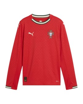 Maillot de football à manches longues du Portugal à domicile 2025