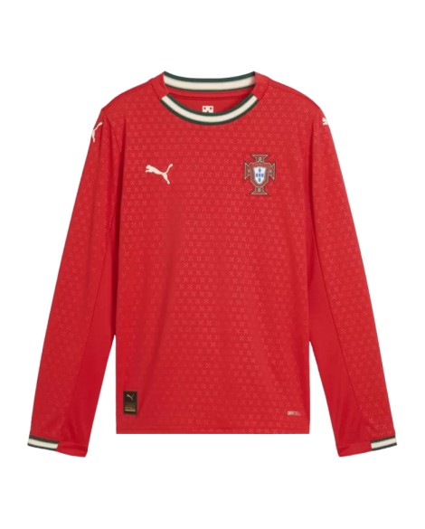 Maillot de football à manches longues du Portugal à domicile 2025