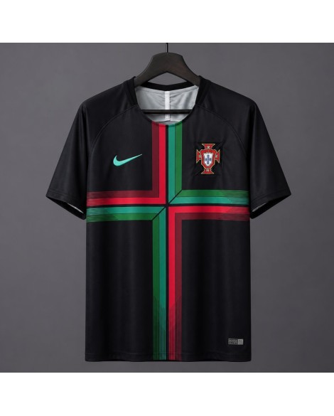 Portugal Maillot d'entraînement rétro d'avant-match 2018