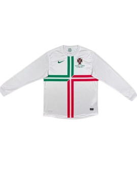 Portugal Maillot Extérieur Rétro 2012 Par - Manches Longues Portugal Maillot Extérieur Rétro 2012 Par - Manches Longues