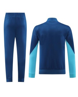 Ensemble veste d'entraînement Portugal (veste + pantalon) bleu marine 2024