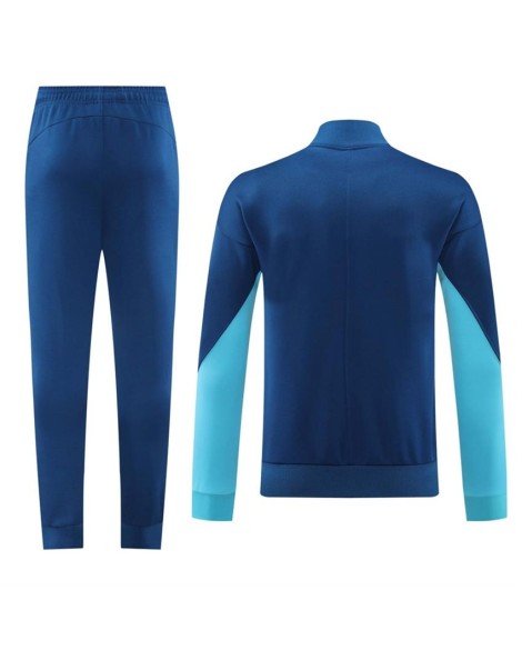 Ensemble veste d'entraînement Portugal (veste + pantalon) bleu marine 2024