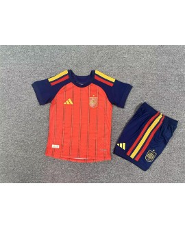 Ensemble domicile Espagne Coupe du Monde 2026 (Maillot + Short) - Enfant  - Player