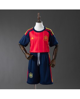 Ensemble maillot domicile Espagne 2026 - Enfants