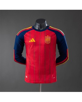 Maillot domicile manches longues Espagne 2026-Player