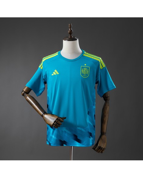 Espagne 2026 Gardien de but - Maillot bleu Espagne 2026 Gardien de but - Maillot bleu