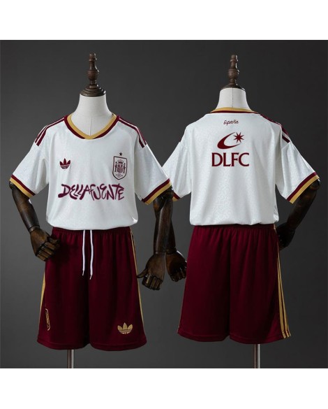 Spain X DELLAFUENTE Tenue extérieure saison 26/27 (maillot + short) - Enfants