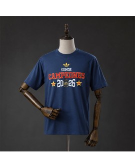 Spain T-shirt bleu « We Are the Champions »