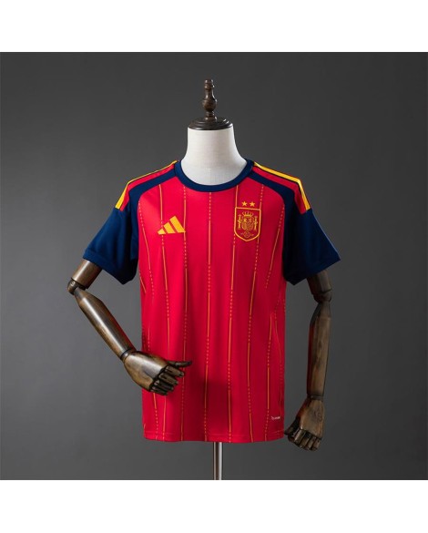 Maillot domicile Espagne 2026 version championne deux étoiles