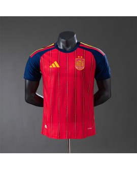 Maillot domicile Espagne 2026 version championne deux étoiles- Player