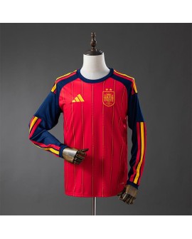 Spain Maillot à manches longues Édition « Champion deux étoiles » 2026 Home