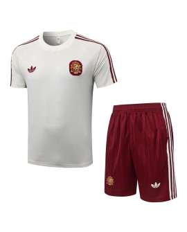 Spain Tenue d'entraînement jaune à manches courtes saison 26/27 (haut + short)