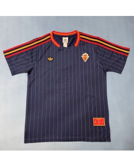 Maillot vintage Espagne 2026/2027 - Bleu marine foncé