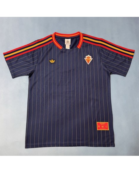 Maillot vintage Espagne 2026/2027 - Bleu marine foncé