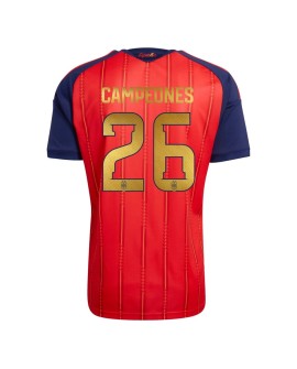 Maillot domicile homme Espagne Coupe du monde FIFA 2026 - Édition champion - 2 étoiles
