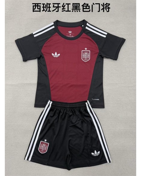 Spain Équipement de gardien de but pour la saison 2026/27 (maillot + short) - Enfants
