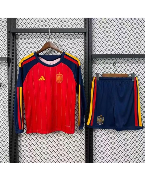 Ensemble domicile Espagne 2026 (Maillot manches longues + Short)