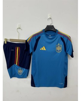 Tenue d'entraînement Espagne 2627 - Bleu (maillot + short)