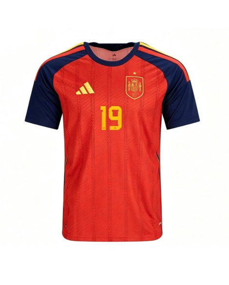 Spain Maillot domicile saison 2026/27 – Lamine Yamal, numéro 19 Spain Maillot domicile saison 2026/27 – Lamine Yamal, numéro 19