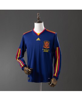 Maillot rétro manches longues Espagne 2010 extérieur Maillot rétro manches longues Espagne 2010 extérieur