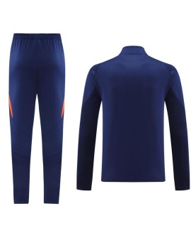 Ensemble veste d'entraînement Espagne (veste + pantalon) bleu marine 2024/25