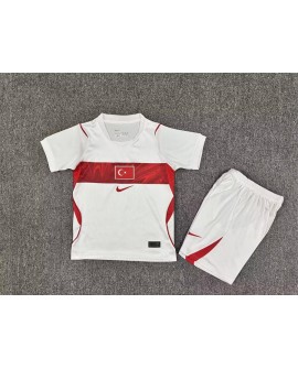 Ensemble maillot extérieur Turquie 2026 (Maillot à manches courtes + Short) - Enfant