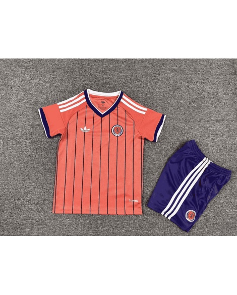 Tenue extérieure de l'Écosse 2026 (Maillot + Short) - Enfant