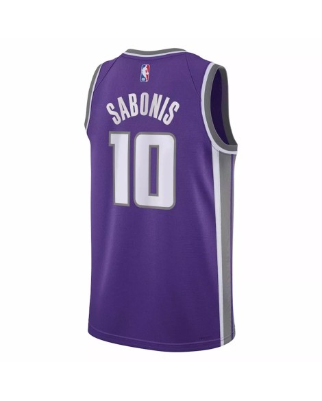 Maillot Swingman Sacramento Kings Domantas Sabonis #10 Violet 2022/23 pour hommes - Édition Icon