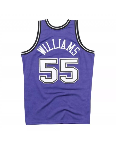 Sacramento Kings Jason Williams #55 Mitchell & Ness Purple Hardwood Classics Maillot authentique pour hommes