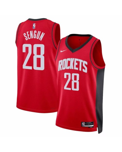 Maillot Swingman Houston Rockets Alperen Sengun #28 Nike rouge 2022/23 pour hommes - Édition Icon