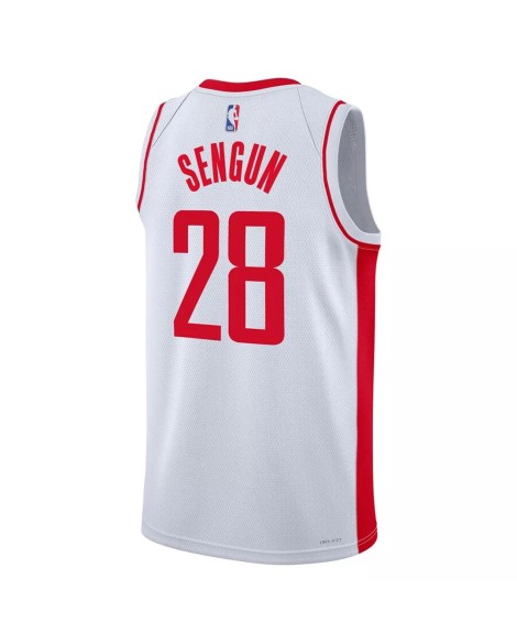 Maillot Swingman Houston Rockets Alperen Sengun #28 Nike blanc 2022/23 pour hommes - Édition Association