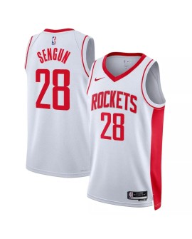 Maillot Swingman Houston Rockets Alperen Sengun #28 Nike blanc 2022/23 pour hommes - Édition Association