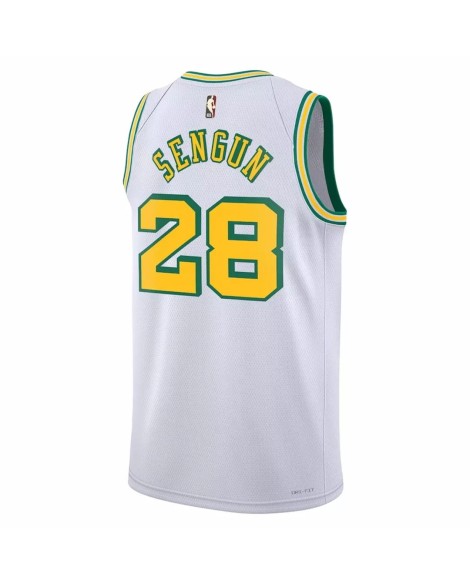 Maillot Swingman Houston Rockets Alperen Sengun #28 Nike blanc 2022/23 pour hommes - Édition classique