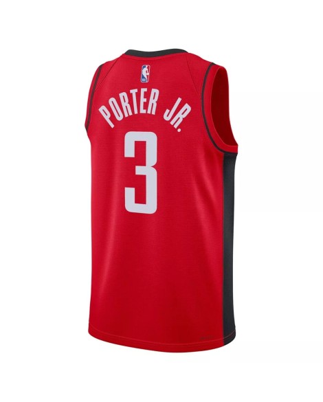 Maillot Swingman Houston Rockets Kevin Porter Jr. #3 Nike rouge 2022/23 pour hommes - Édition Icon