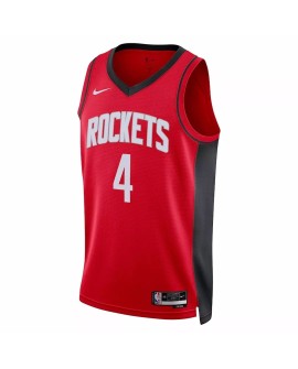 Maillot Swingman Houston Rockets Jalen vert #4 Nike rouge 2022/23 pour hommes - Édition Icon