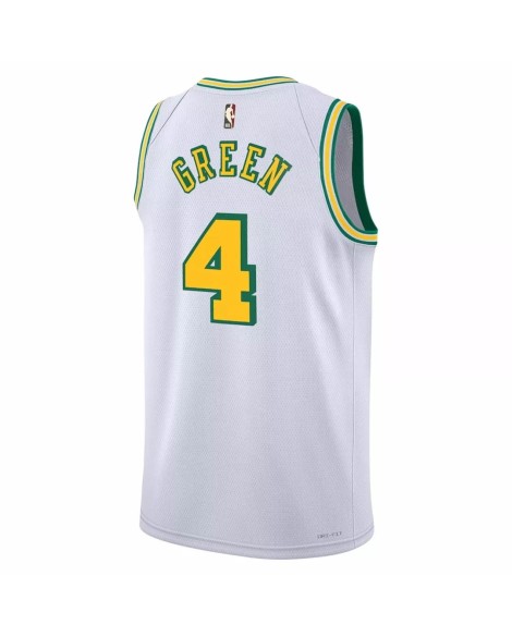 Maillot Swingman Houston Rockets Jalen Green #4 Nike Blanc 2022/23 pour hommes - Édition classique