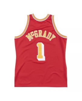 Maillot NBA Swingman #1 Mitchell & Ness Houston Rockets Tracy McGrady pour hommes rouge 2004/05
